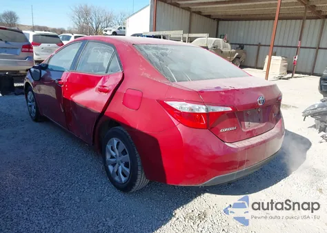 2016 Toyota Corolla Le from USA, damaged, VIN 2T1BURHE4GC605897